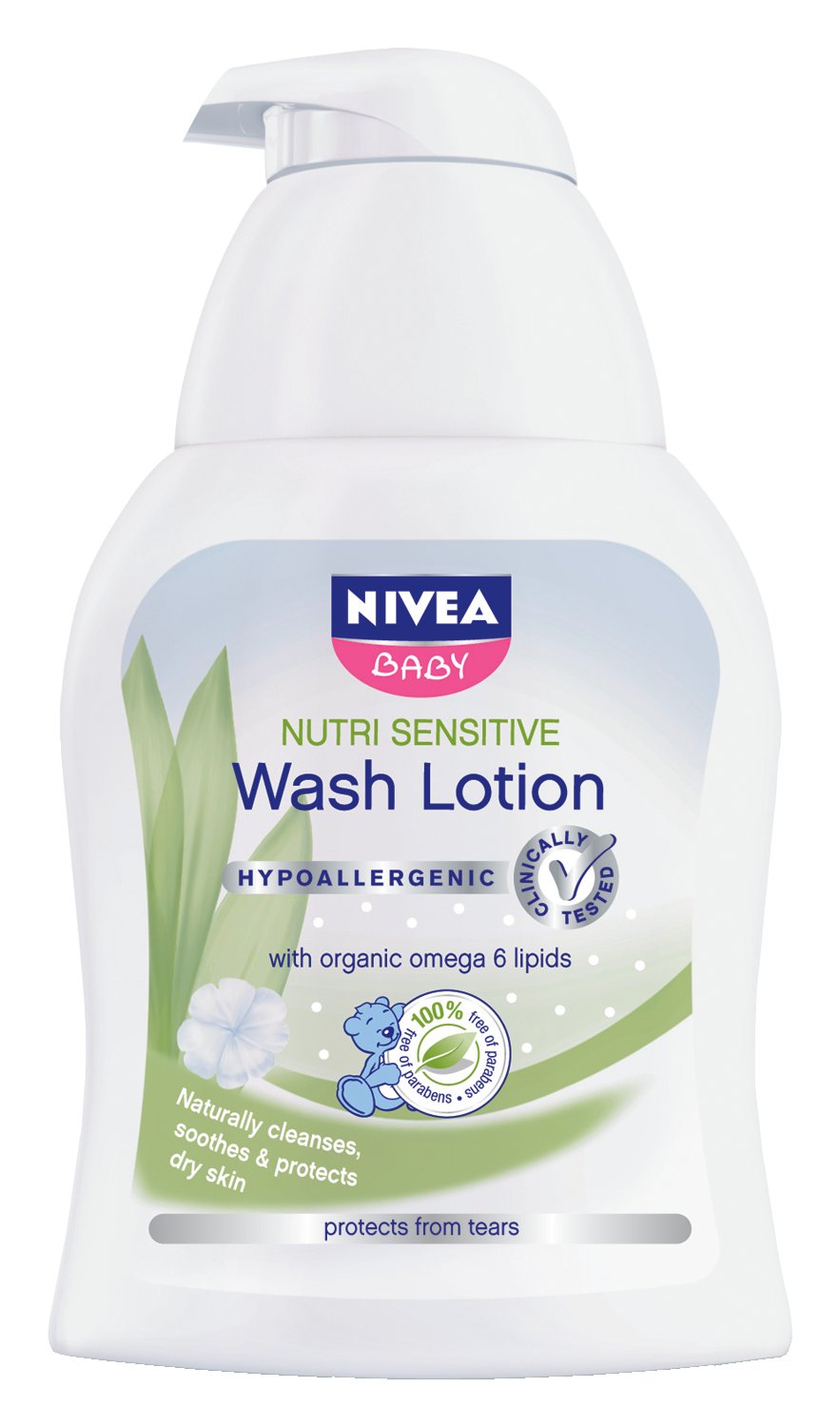 Lotiunea de spalare din cap pana in picioare NIVEA Baby Nutri Sensitive