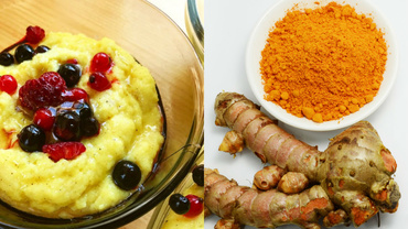 Gris cu lapte şi turmeric