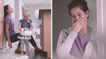 Cum arată aceeaşi zi, din perspectiva mamei şi a copilului. Clipul emoţionant a devenit viral