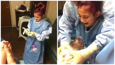 O fetiţă de 12 ani şi-a adus pe lume frăţiorul. Imaginile emoţionante au devenit viral