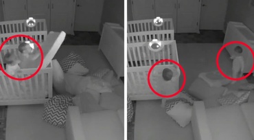 Au pus o cameră de filmat în camera gemenilor de doi anişori şi nu le-a venit să îşi creadă ochilor, când au văzut ce fac ei toată noaptea – VIDEO