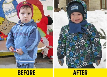 Copii înainte şi după adopţie. Imagini emoţionante