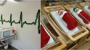 Cele mai frumoase decoraţiuni de Crăciun, realizate în spitalele pentru copii
