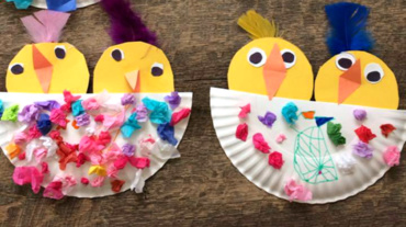 Mărţişoare pentru copii, cu motive Pascale. Perfecte de purtat până la Paşte