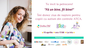 Îmi donez ziua de naștere pentru copiii cu autism