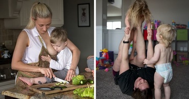 Fotografii reale cu mame şi copiii lor. „Despre asta este maternitatea”