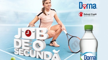 Dorna și Salvați Copiii România, alături de Simona Halep, îndeamnă românii să își ia un #Jobdeosecundă în sprijinul copiilor născuți prematur