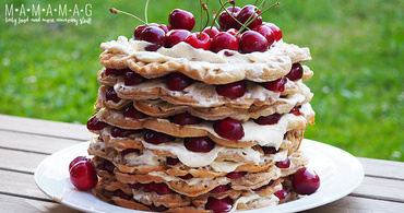 Tort de vafe cu cireșe
