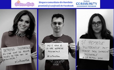 „LaPrimulBebe” - campania de informare și conștientizare „Depresia postnatală există”