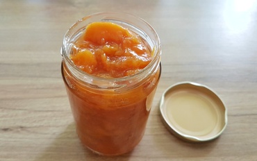 Dulceață de piersici, fără zahăr (rețetă simplă)