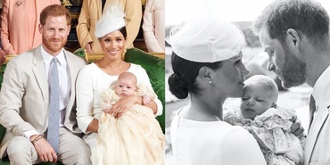Primele imagini de la botezul bebelușului regal Archie, făcute publice de Harry și Meghan