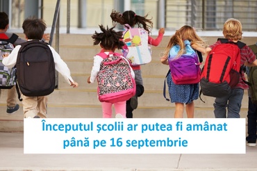 Începutul anului școlar ar putea fi amânat. "Guvernul sacrifică elevii", sunt de părere școlarii