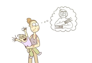Realitatea haotică de parenting, surprinsă în benzile desenate ale unui părinte rus