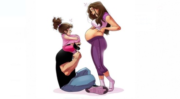 14 ilustrații care arată cât este de frumoasă viața de familie