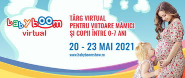 Astăzi se deschide Baby Boom Show Virtual,  cel mai mare târg online pentru copii şi viitoare mămici