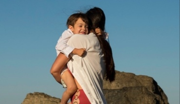 Râsetul copilului meu mă face să merg mai departe