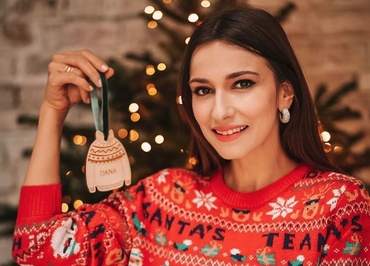 Dana Rogoz, ședință foto de Crăciun, cu familia: „Crăciun 2021, suntem pregătiți!”