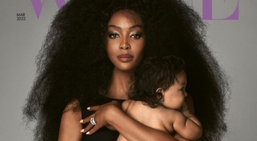 Naomi Campbell, primul pictorial alături de fetița ei de 9 luni
