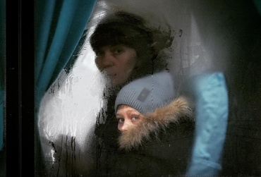 Imagini cutremurătoare cu copiii și familiile din Ucraina, în plin război cu Rusia