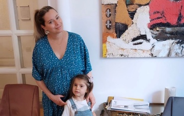 Laura Cosoi: „Rita a cunoscut-o azi pe surioara mică din burtică”