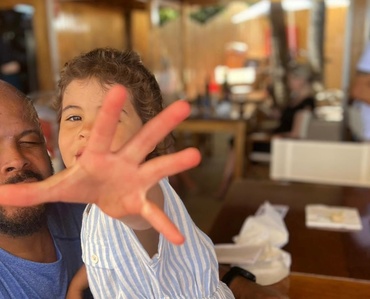 Cabral, fotografie amuzantă cu cei doi copilași. Fetița seamănă cu el, băiețelul cu Andreea