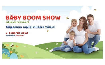 Discounturi de până la 70%, loc de joacă şi tombole la Baby Boom Show, ediţia de primăvară