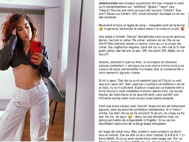 Cântăreața Adda, jignită în online, pe motiv că e grasă. Ce a întrebat-o copilul ei, după ce a citit comentariile
