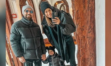 Gabriela și Dani Oțil, prima vacanță la munte, în trei: „Prima experiență nu a fost una tocmai reușită”