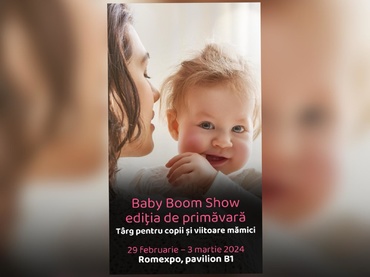 Baby Boom Show 2024: mega reduceri la cele mai căutate produse pentru copii, lansări în premieră, tombole şi ateliere creative