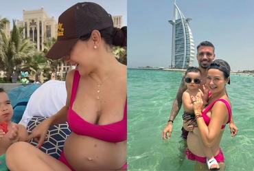 Vlăduța Lupău, extrem de fericită. S-a pozat cu burtica la vedere, în Dubai – FOTO