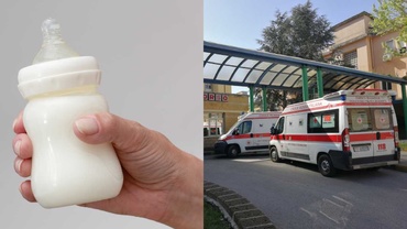 Bebeluș de 4 luni în comă, după ce bunica i-a amestecat laptele praf cu vin alb