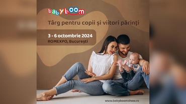 Mâine se deschide Baby Boom Show, singurul târg al toamnei pentru copii şi viitori părinţi