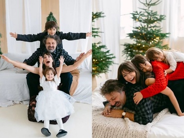 Dana Rogoz, în fotografii superbe de Crăciun, alături de familia ei. "N-a mai contat nimic altceva"