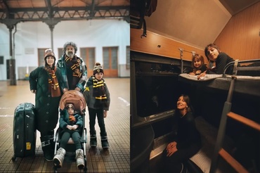 START: Dana Rogoz și familia, aventură cu trenul, prin Europa - Galerie Foto