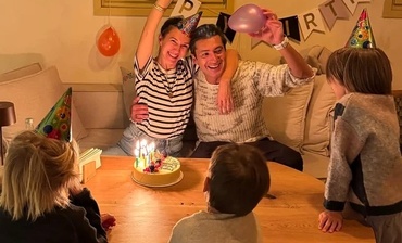 Adela Popescu, surpriză de ziua lui Radu Vâlcan. „S-a enervat de era să rămânem acasă”