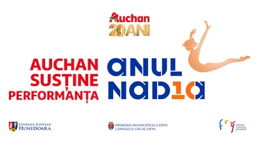 Auchan România susține cu mândrie Gala „Nadia 10 – Perfecțiunea inspiră” de la Deva, un omagiu adus performanței și excelenței în sportul românesc
