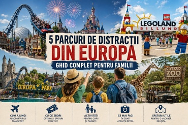 Unde plecăm în vacanță? Cele mai tari parcuri de distracții pentru copii din Europa