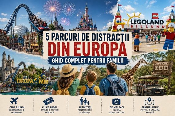 Unde plecăm în vacanță? Cele mai tari parcuri de distracții pentru copii din Europa