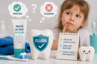 Fluorul la copii – până la urmă, prieten sau dușman?