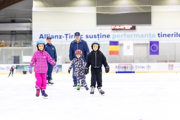 Fundația Țiriac lansează cea de-a zecea ediție a programului gratuit de inițiere în patinaj pentru copii, la Patinoarul Allianz-Țiriac Arena