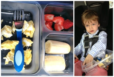 Copilul meu este un mancacios, cum ii dau de mancare in masina