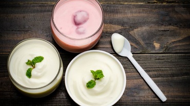 Smoothie cu fructe si iaurt (retete pentru copiii sub un an)