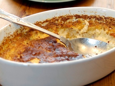 Budinca de orez cu mere