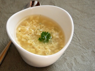 Supa cu ou si parmezan