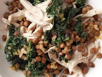 Salata cu pui si linte