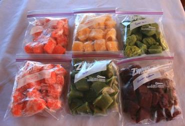 Cum congelezi hrana pentru bebelusi