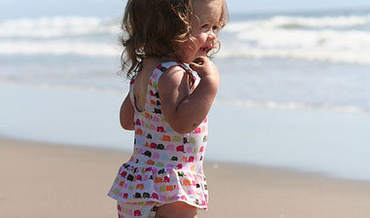 In vacanta de vara cu bebele la mare