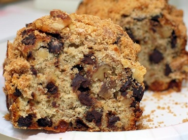 Chec rapid cu banane si nuci 