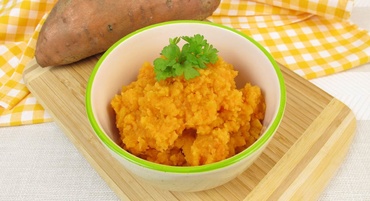 Pui cu mere si cartofi dulci (de la 7 luni)