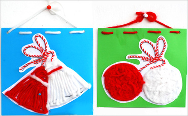 Martisoare handmade facute de copii